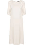 vestido midi de satén